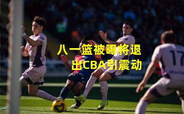 八一篮被曝将退出CBA引震动