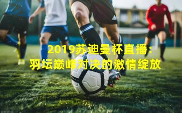 2019苏迪曼杯直播：羽坛巅峰对决的激情绽放